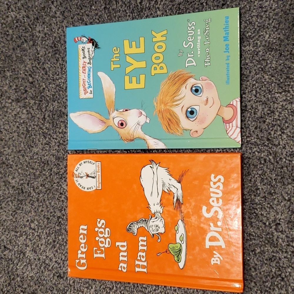 Two Hardcover Dr. Seuss Books
